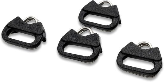 Anelli di connessione per cintura di spalla e polso - ideali per accessori di fotocamera - 2 pezzi - triangolare