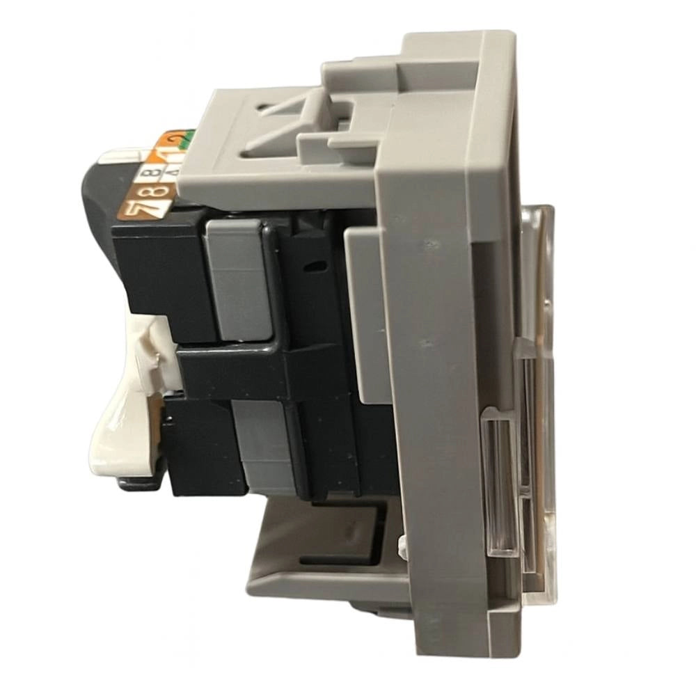 Connettore rj45 bticino jg4279c5e categoria 5e utp toolless idc grigio