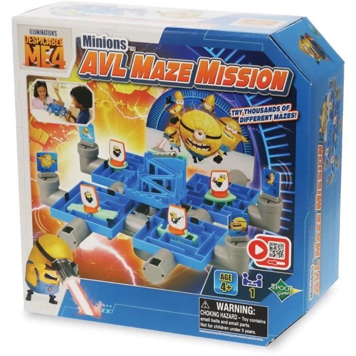 Gioco del labirinto - GIOCHI D'EPOCA - Minions AVL Maze Mission - Guida la palla, 25.000 combinazioni!