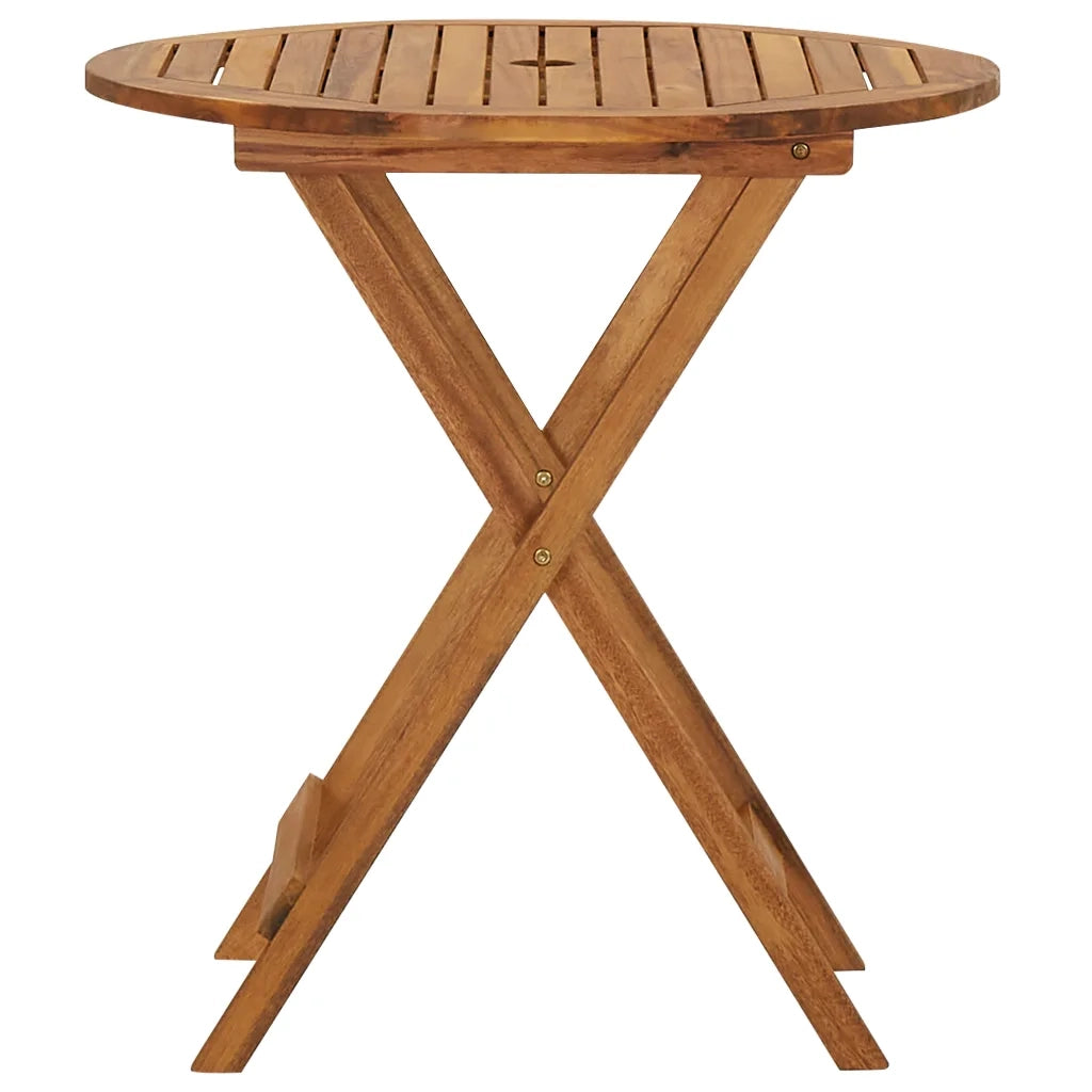 Set da Pranzo da Giardino 3 pz Pieghevole in Massello di Acacia 3058256