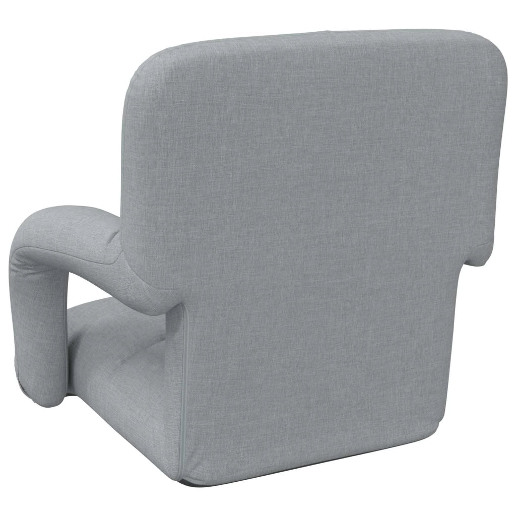 Sedia a pavimento regolabile Grigio Chiaro 58 x 62 x 58 cm 42028125