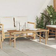 Tavolino da Salotto-Tavolino da soggiorno-Tavolo Marrone 110 x 50 x 43 cm Bamb¨´