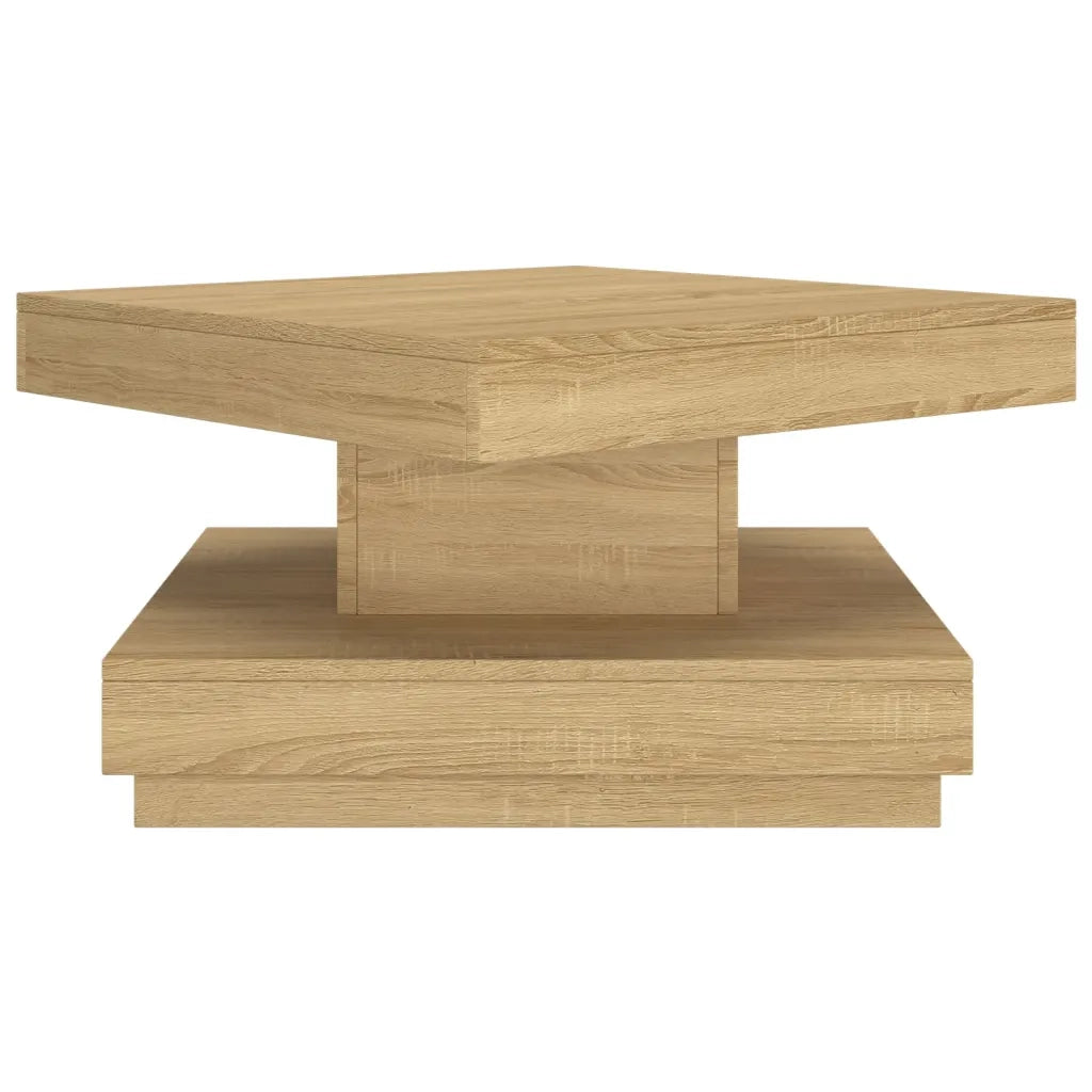 Tavolino da Salotto Marrone Chiaro 60x60x35 cm in MDF 286096