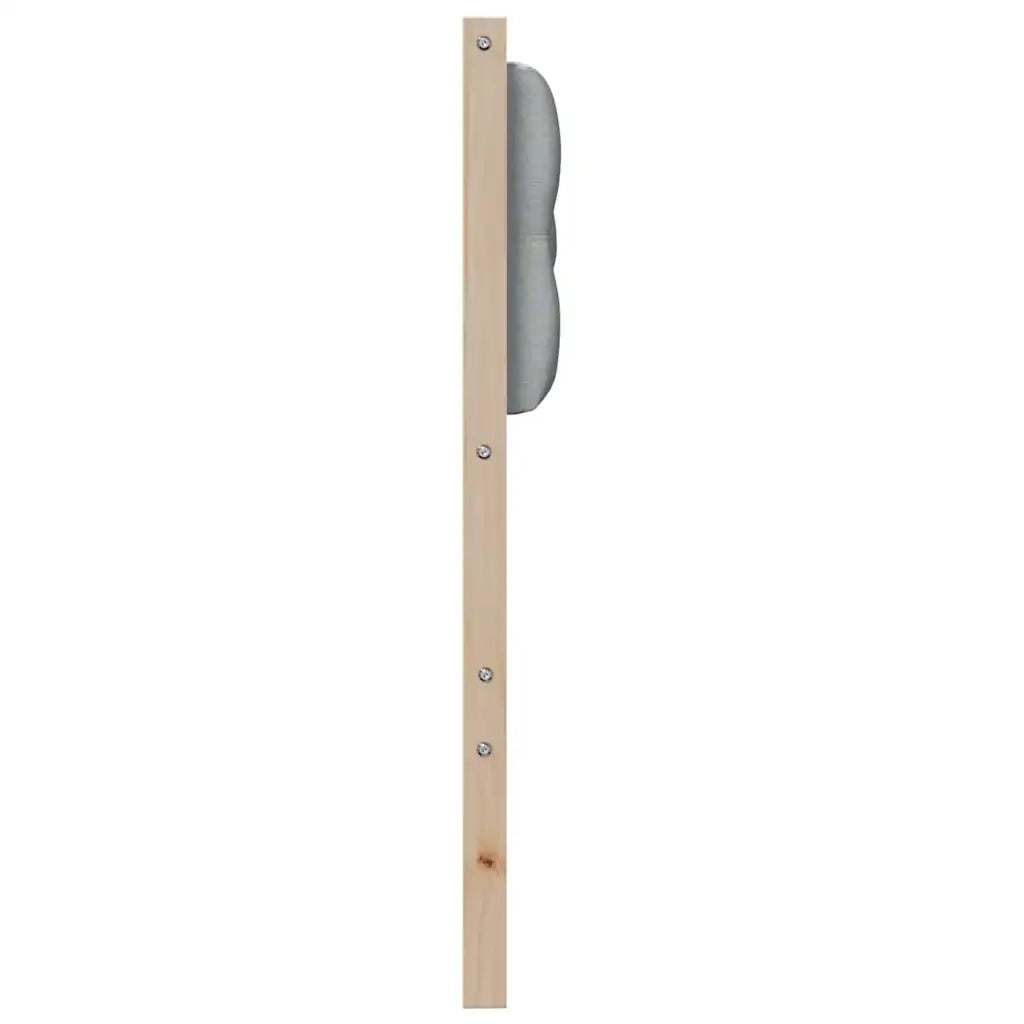 Testiera Marrone e grigio chiaro 200 cm Legno di pino massello 878989