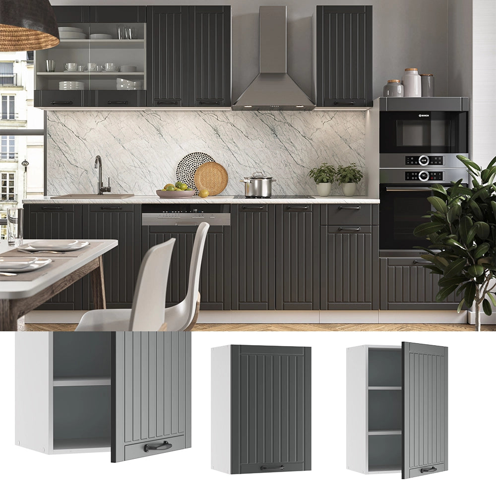 Vicco Pensile da cucina Antracite casa di campagna 50 cm