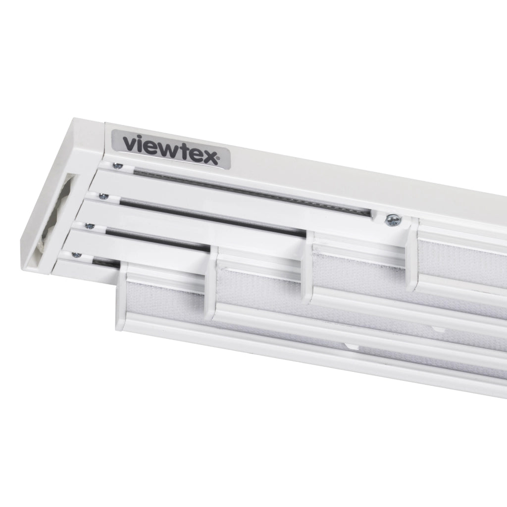VIEWTEX Binario per pannello giapponese bianco 191 cm - Made in Europe - 5 anni di garanzia