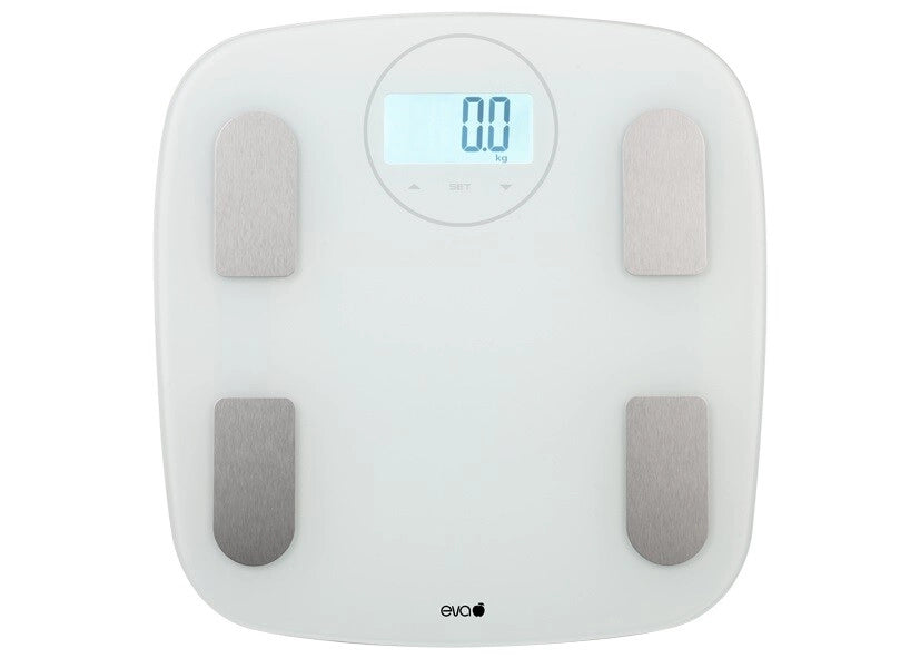 Bilancia Pesapersone da Bagno Digitale Body Fat Bianca 180 kg 100 gr