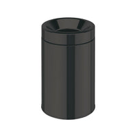 Lineabeta - Pattumiera con secchiello Sestei in acciaio nero 5 lt