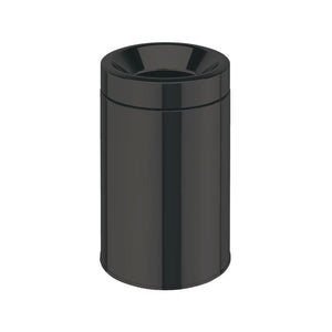 Lineabeta - Pattumiera con secchiello Sestei in acciaio nero 5 lt