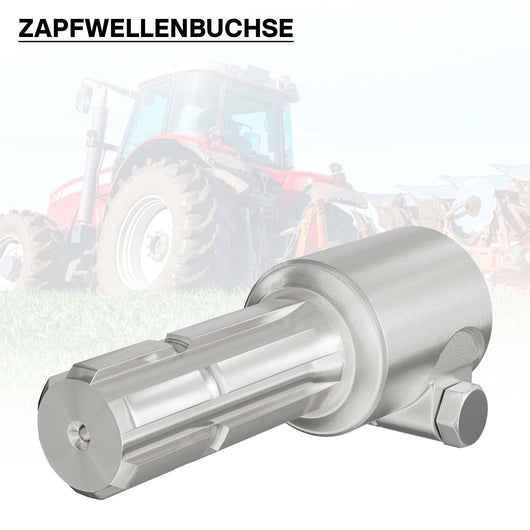 Boccola albero cardanico 175 mm Attacco albero scanalato 1 3/4" 20D Albero uscita 1 3/8" 6D Trattore