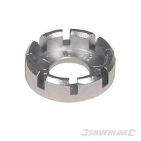 Chiave per raggi in acciaio per biciclette calibro 10 - 15 Silverline