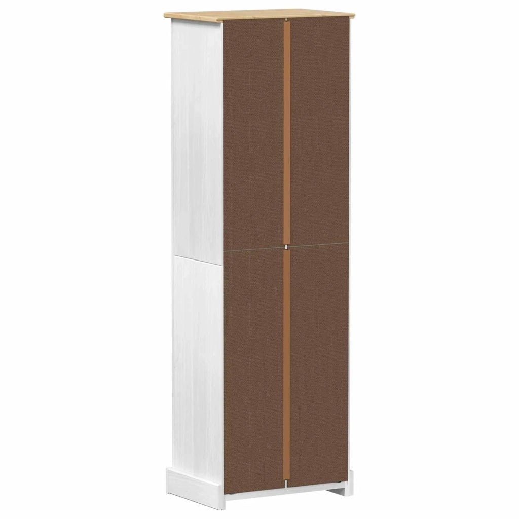 Armadi con cassetto Bianco 55 x 38 x 170 cm Pino massello 42024935