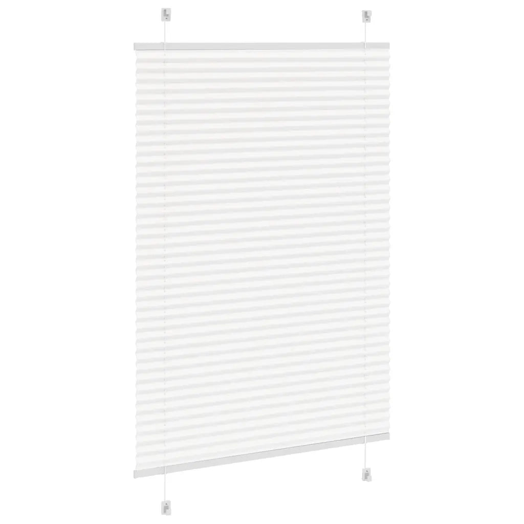Tenda Plissettata Bianca 100x100 cm Larghezza Tessuto 99,4 cm 4015483