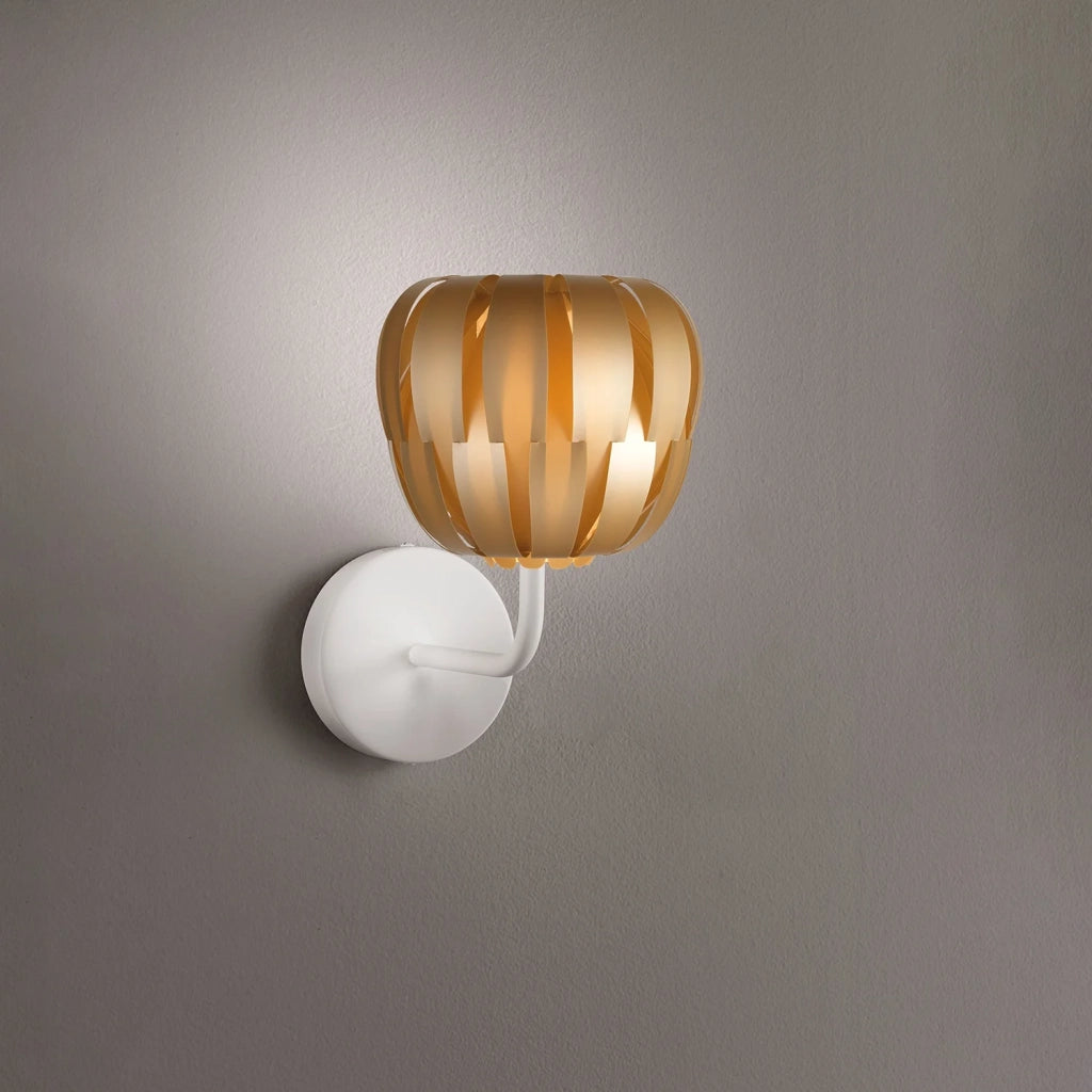 Applique Moderna Queen Polilux ® New Gold E Metallo 1 Luce E14