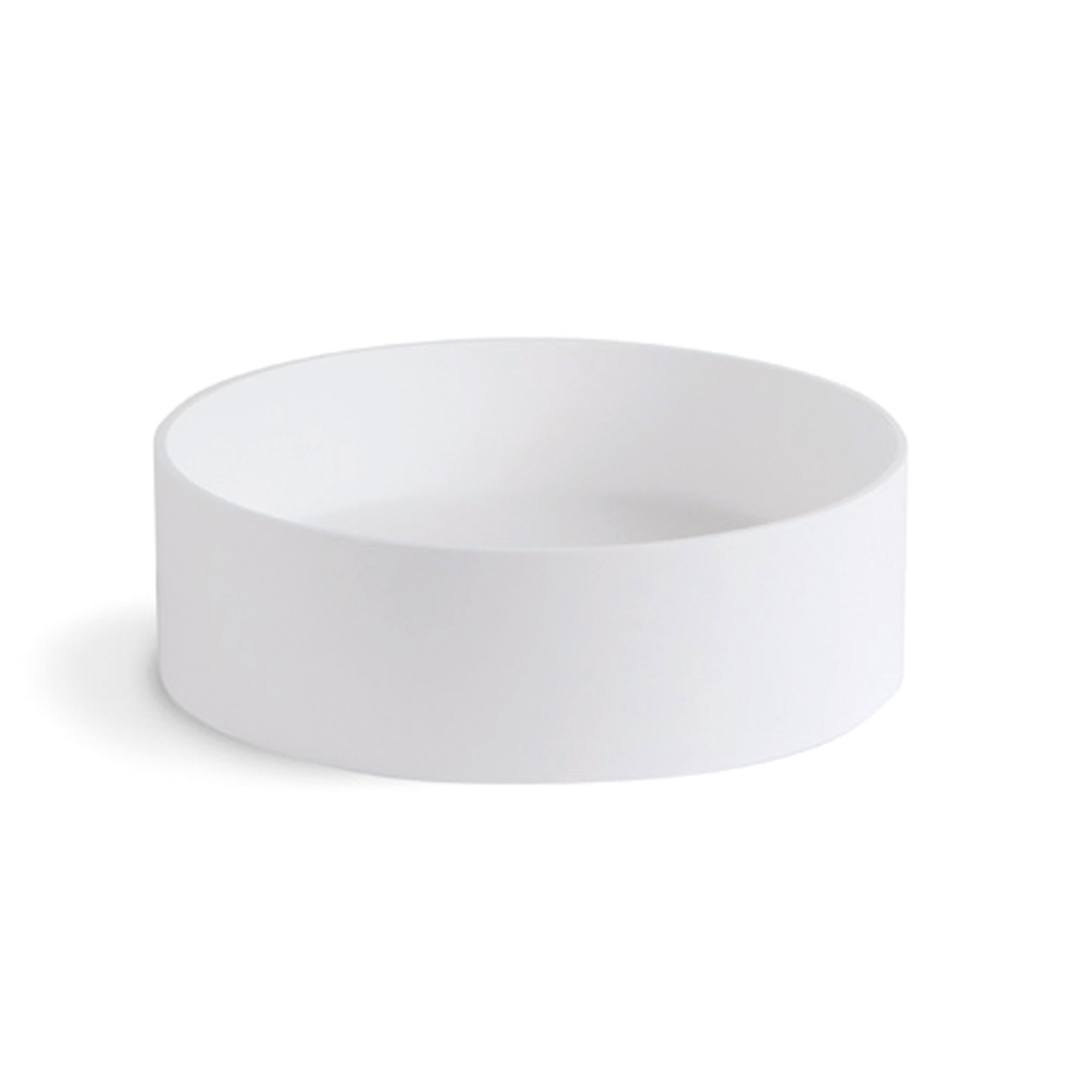 Lineabeta - Lavabo Cilindro Mattstone L.40 bianco con piletta