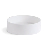 Lineabeta - Lavabo Cilindro Mattstone L.40 bianco con piletta