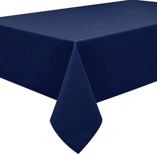 Tavolo Quadrato Coperta 180 x 180 cm - Blu Liscio
