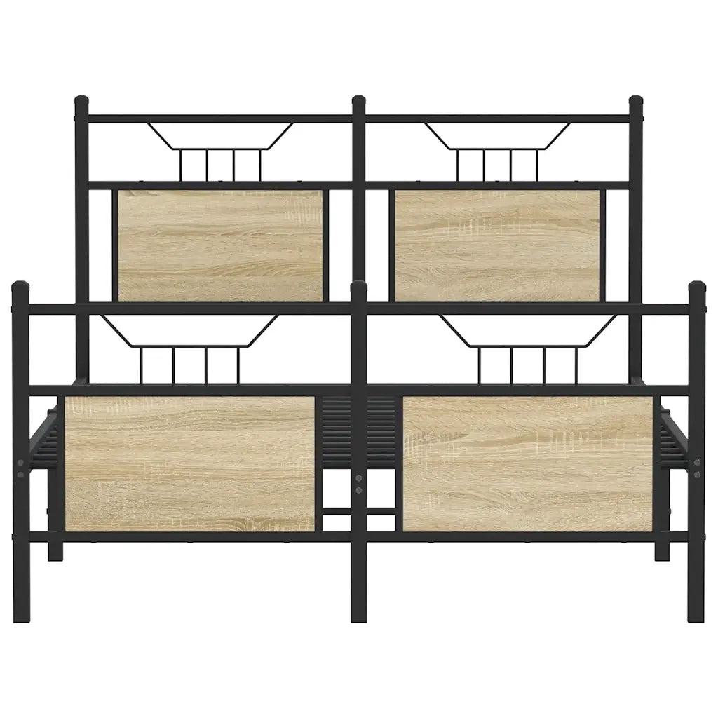 Giroletto senza Materasso Rovere Sonoma 137x190cm in Truciolato 4106809
