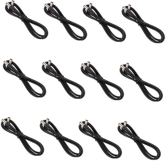 Accessori per pedaliera di chitarra elettrica - Set di 12 cavi per pedaliera con cavi in plastica a corrente continua