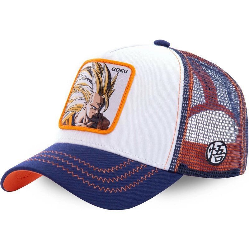 Cappellino da baseball con rete di Dragon Ball GOKU multicolore