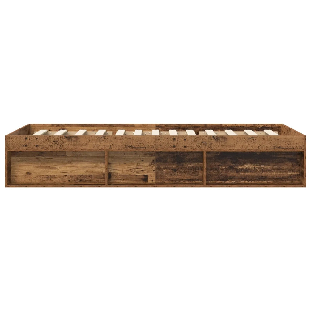 Telaio del letto con storage Legno antico 80 x 200 cm 3429520