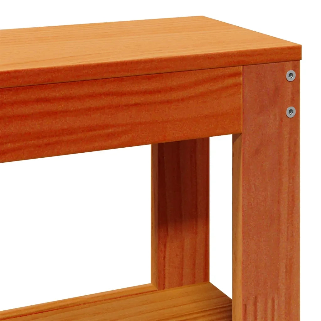 vidaXL Letto senza Materasso Marrone Cera 100x200 cm in Legno di Pino