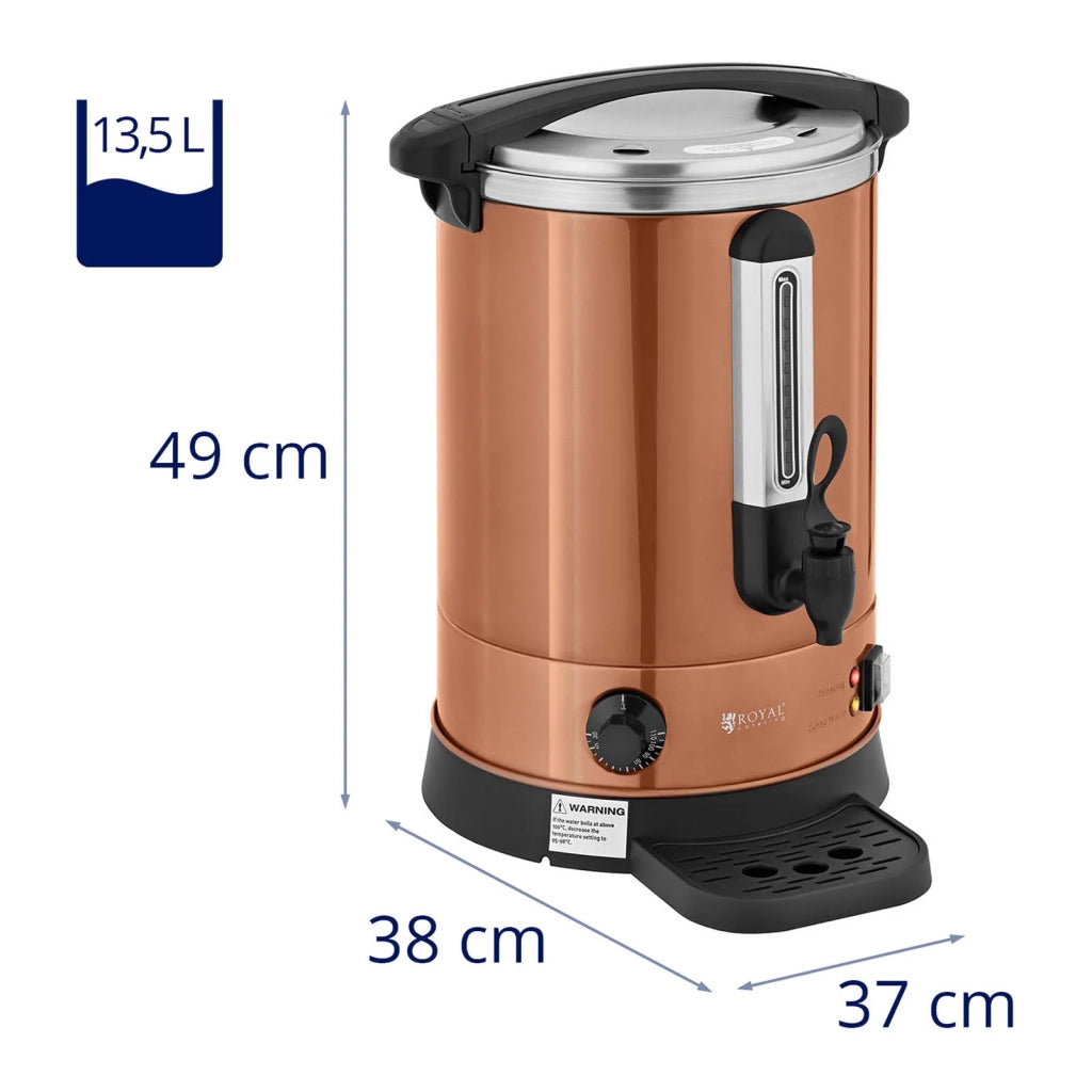 Distributore di acqua calda distributore di acqua calda in acciaio inox macchina per vin brulé distributore di acqua calda professionale distributore di acqua calda istantanea 6,1 litri 1500 watt 14_0004297