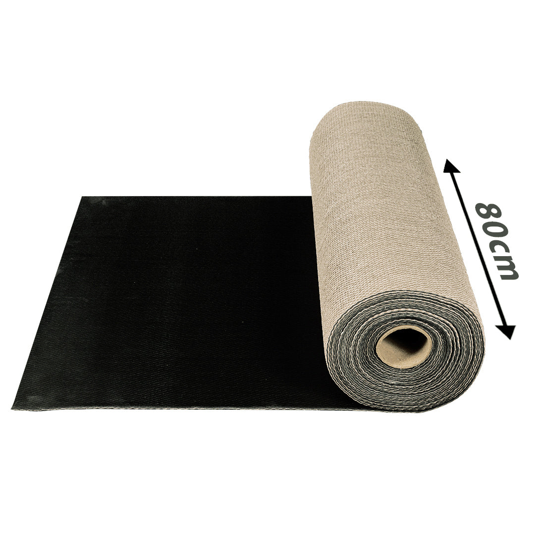 Tappeto vinilico di alta qualità marrone chiaro 80x200