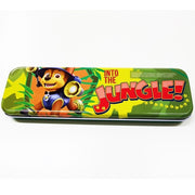 Trade Shop - Astuccio In Metallo Paw Patrol Jungle Portapenne Portapastelli Matite Bambino -