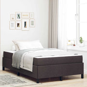 vidaXL Letto a molle Marrone 120 x 190 cm