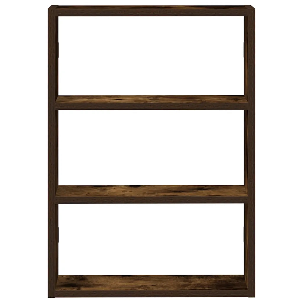 Mensola a Muro Rovere Fumo 43x9x60 cm in Truciolato