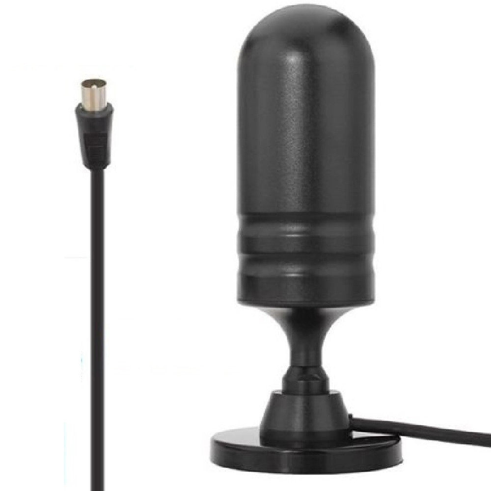 Trade Shop - Antenna Tv Terrestre Dvb-t Interno Esterno Amplificata 36 Dbi Per Auto Camper -