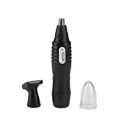 Trade Shop - Rasoio 2 In 1 Peli Superflui 2 Testine Naso Orecchie Sopracciglio Barba Skysuper -
