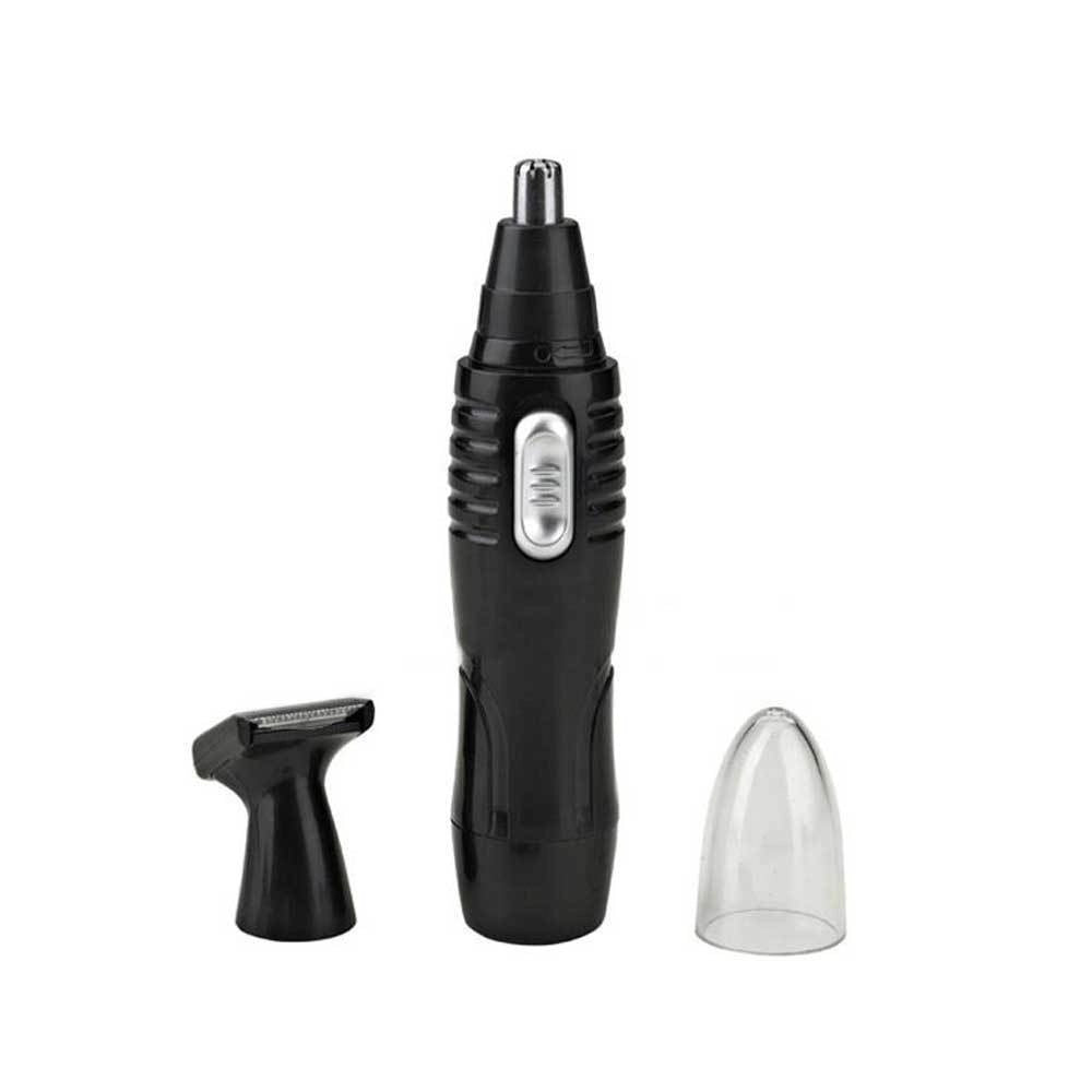 Trade Shop - Rasoio 2 In 1 Peli Superflui 2 Testine Naso Orecchie Sopracciglio Barba Skysuper -