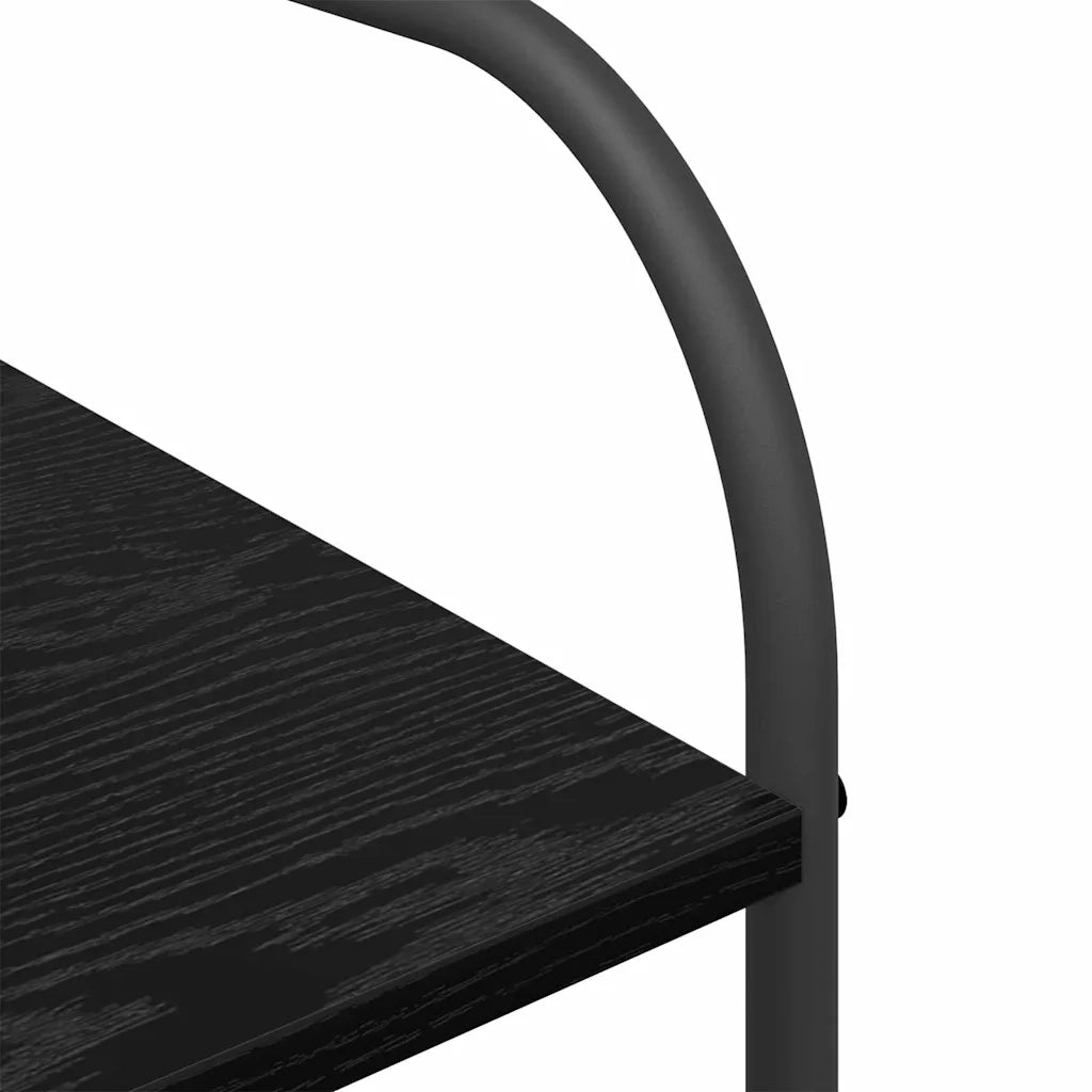 Stendibiancheria Nero 120 x 44 x 160 cm Legno multistrato 868445