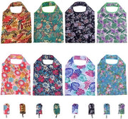 Set di contenitori per la spesa da 8 pezzi - Opaco - Ripiegabile - Lavabile - Leggero - Duraturo - 50 x 37 cm - Capacità fino a 10 kg - Contenitori riutilizzabili