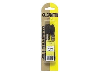 LACCIO SCARPA TONDO NERO CM.70- - in blister da 2 paia - 6 blister EBANO