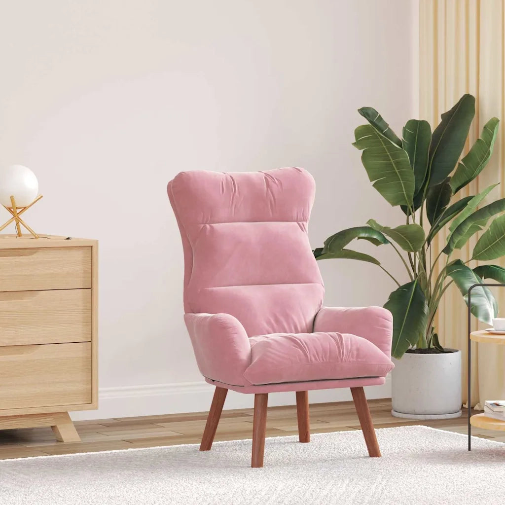 poltrona Rosa 69 x 74 x 93 cm Velluto 42001838