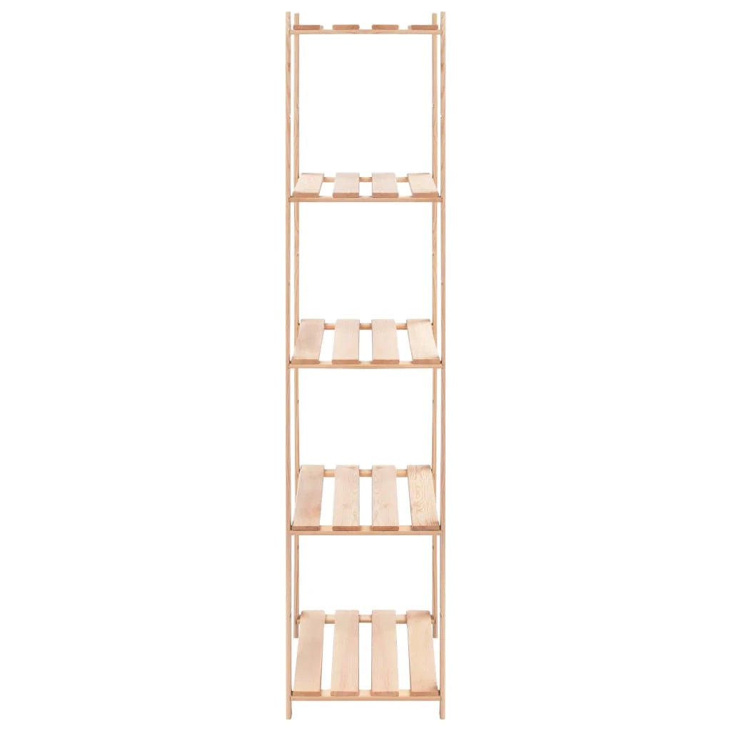Scaffale portaoggetti a 5 ripiani 10 pezzi 80 x 38 x 170 cm pino 250 kg beige 02_0045729