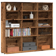 Mobile Porta CD Legno Antico 50x33x117,5 cm Legno Multistrato 856000
