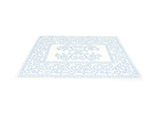 Tappeto Da Bagno Disegno Augusta Colore Azzurro Modello O.B. - 60x120 - Azzurro