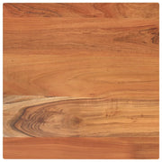 Piano per Tavolo | Superficie Tavolo | Piano Scrivania 50x50x2,5 cm Quadrato Legno Massello di Acacia