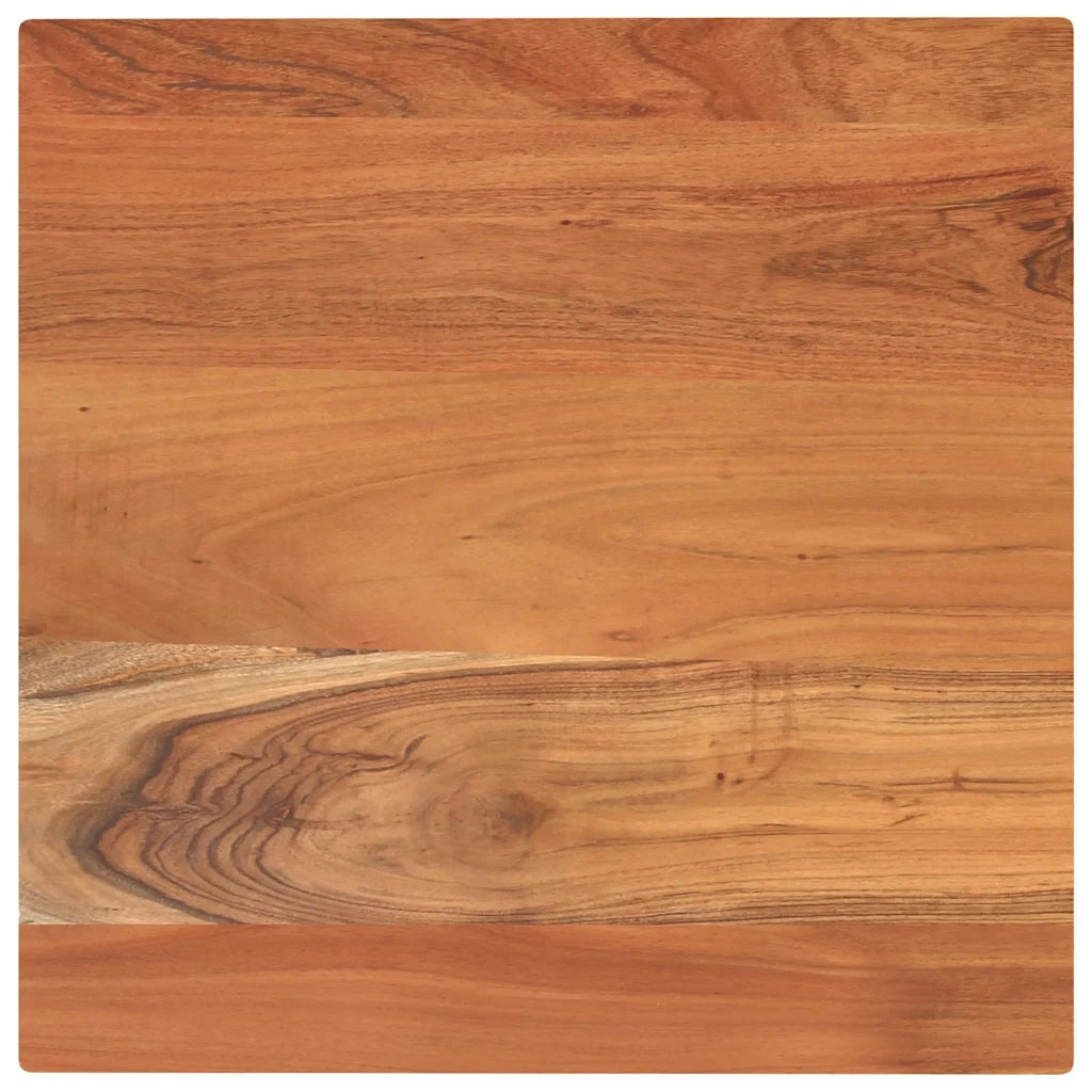 Piano per Tavolo | Superficie Tavolo | Piano Scrivania 50x50x2,5 cm Quadrato Legno Massello di Acacia