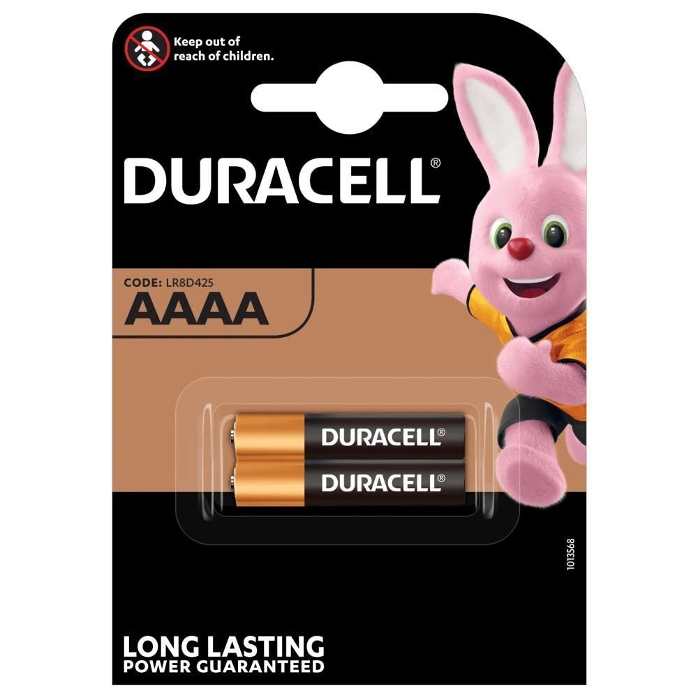 Duracell MX2500 Batterie Specialistiche AAAA Alcaline 1,5V 600 mAh 2 pezzi
