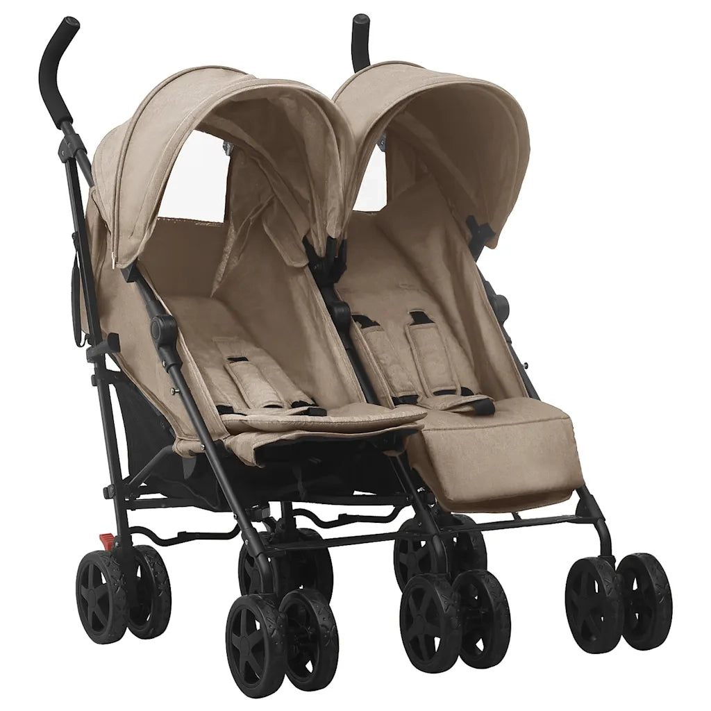 Passeggino Gemellare Grigio Talpa in Acciaio cod mxl 77559