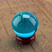 40 Mm Cristallo di Quarzo Naturale Blu Reale Asiatico con Osservatorio.