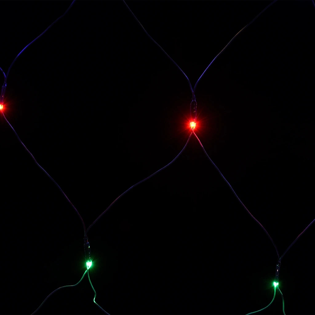 Luci di Natale a Rete Colorate 3x3m 306 LED Interni Esterni CFW6202326