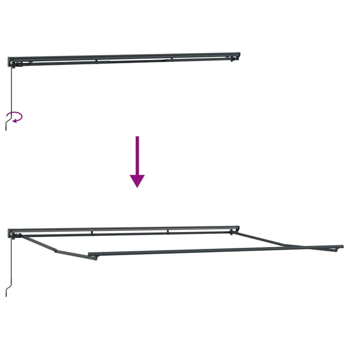 Struttura della tenda Grigio chiaro 450 × 300 cm 3331009