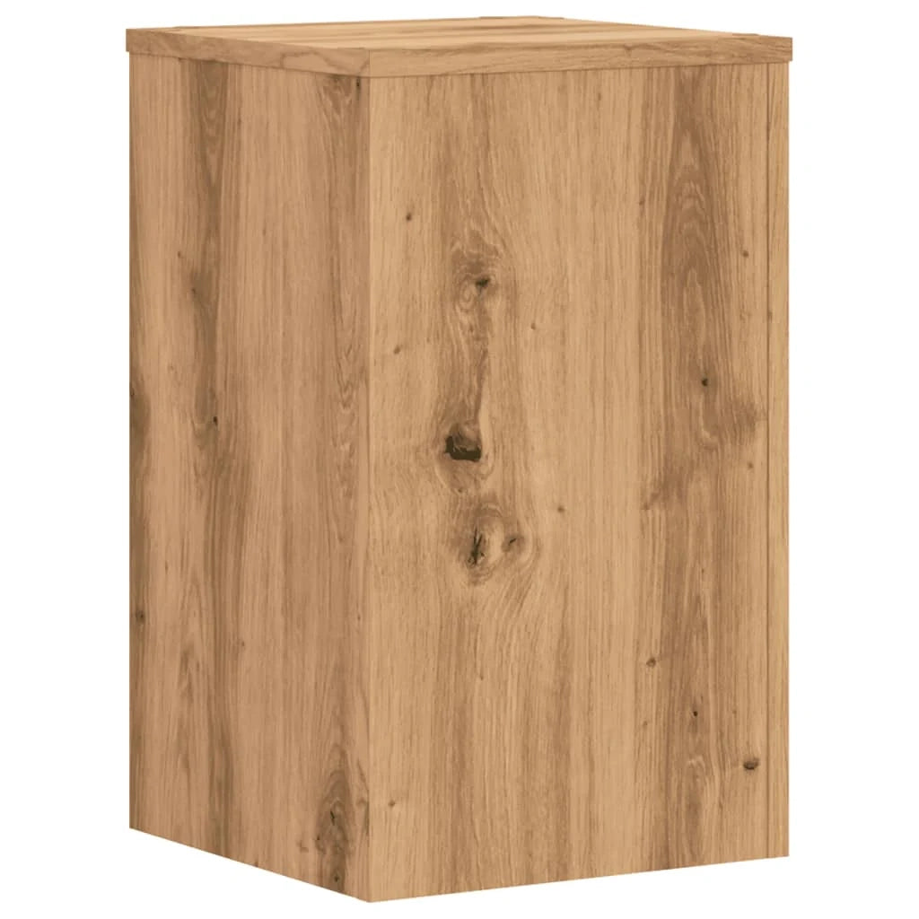 Portavasi mobili per fiori set da 2 fatti a mano legno ingegnerizzato marrone 02_0045299