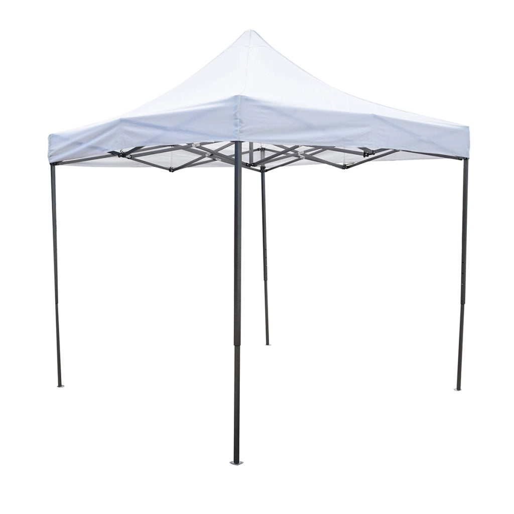 Gazebo bianco 2.5x2.5 m, altezza regolabile, pieghevole Breckner Germany
